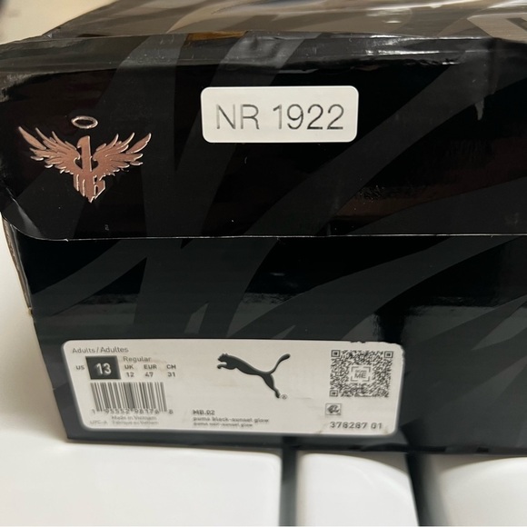 Puma LaMelo Ball MB.02 378287-01 Men\'s Black/Sunset Glow Basketball Shoe Size 13 main image 7
